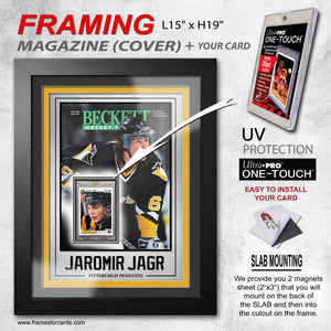 Jagr Jaromir PIT Magazine B-01 | Frame for your Slab