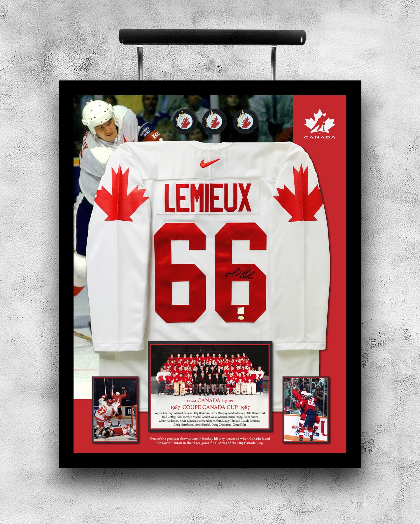 Lemieux Mario CAN | Jersey Frame
