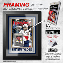 Load image into Gallery viewer, Tkachuk Matthew FLO Magazine B-01 | Frame for your Slab
