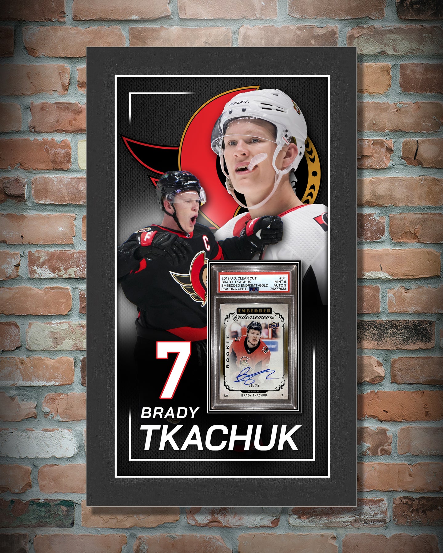 Tkachuk Brady OTT / Acrylic Frame