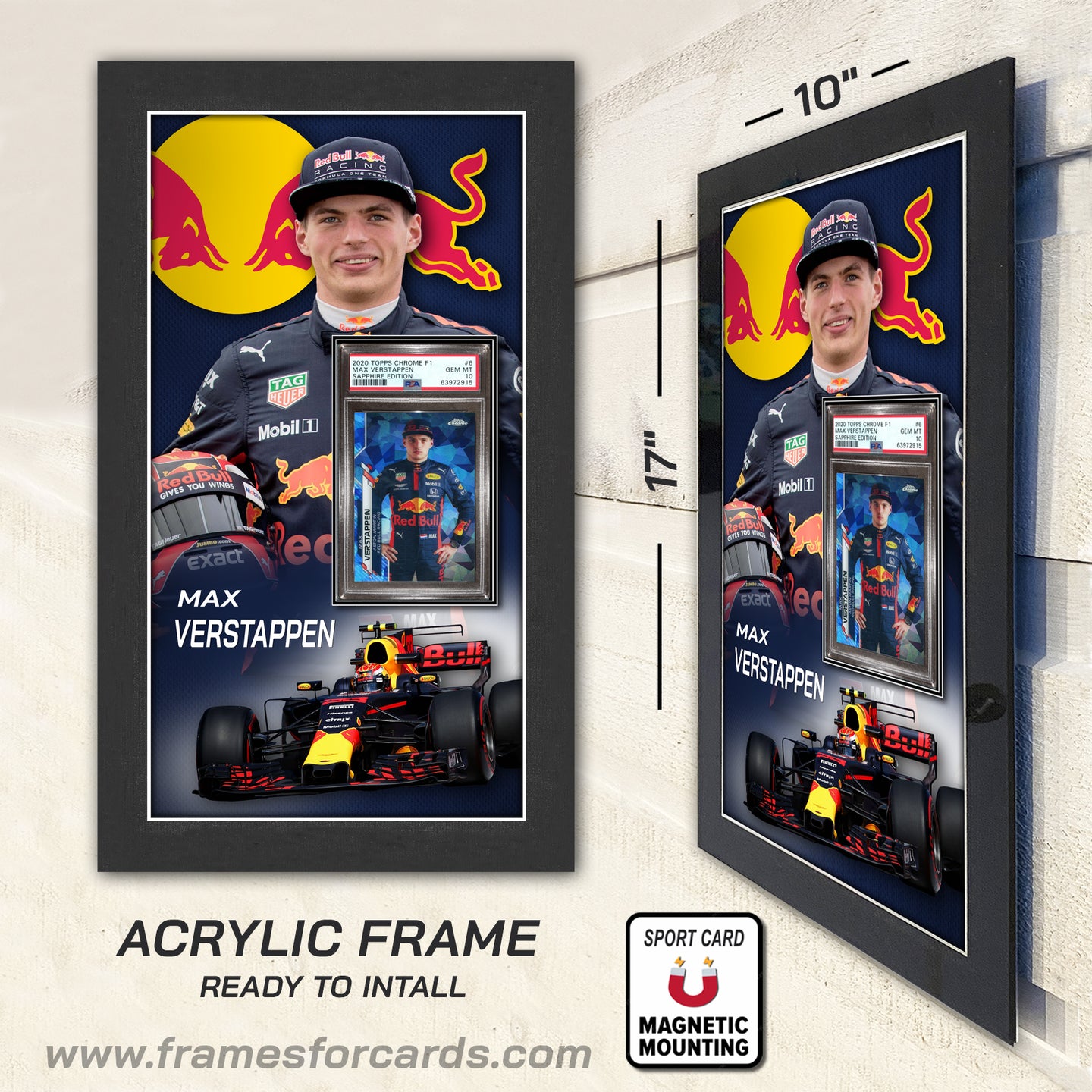 Verstappen Max RBull / Acrylic Frame